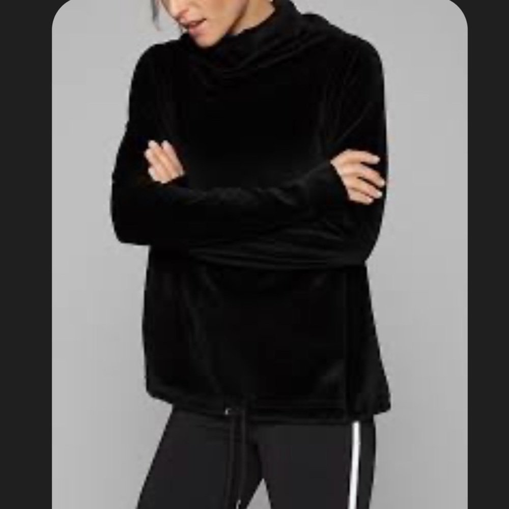 Women’s Athleta Velour Turtleneck Sweatshirt